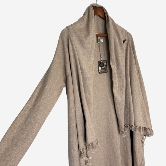 Matilda Jane Women's Come On Over Wrap Cardigan Fringe Accents - Picture 9 of 14